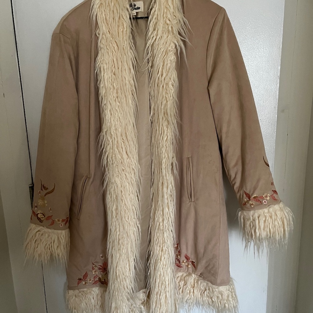 Hippie Shake Breaking Hearts Penny Lane coat - cream